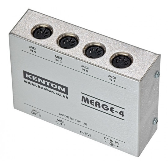 Kenton Merge-4 | MIDI Mergers & Thru Boxes | Audio, MIDI & DIN Sync |  Schneidersladen - Modular Synths